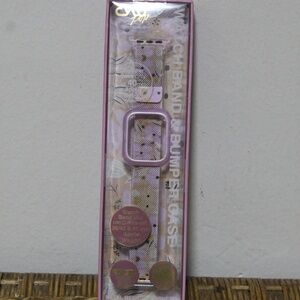 Cylo Pop.  Metal Mesh  Watch Band & Bumper Case. for Apple 41mm.  40mm.  38mm.